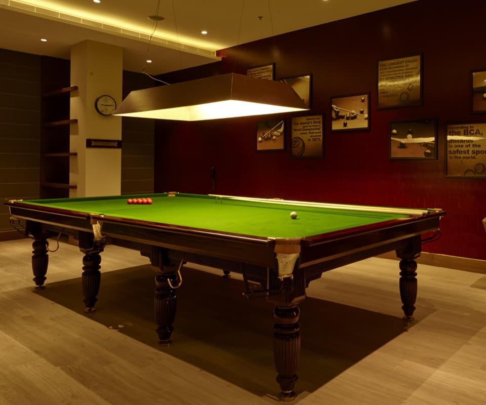 Hiranandani OMR Anchorage Project Snooker room