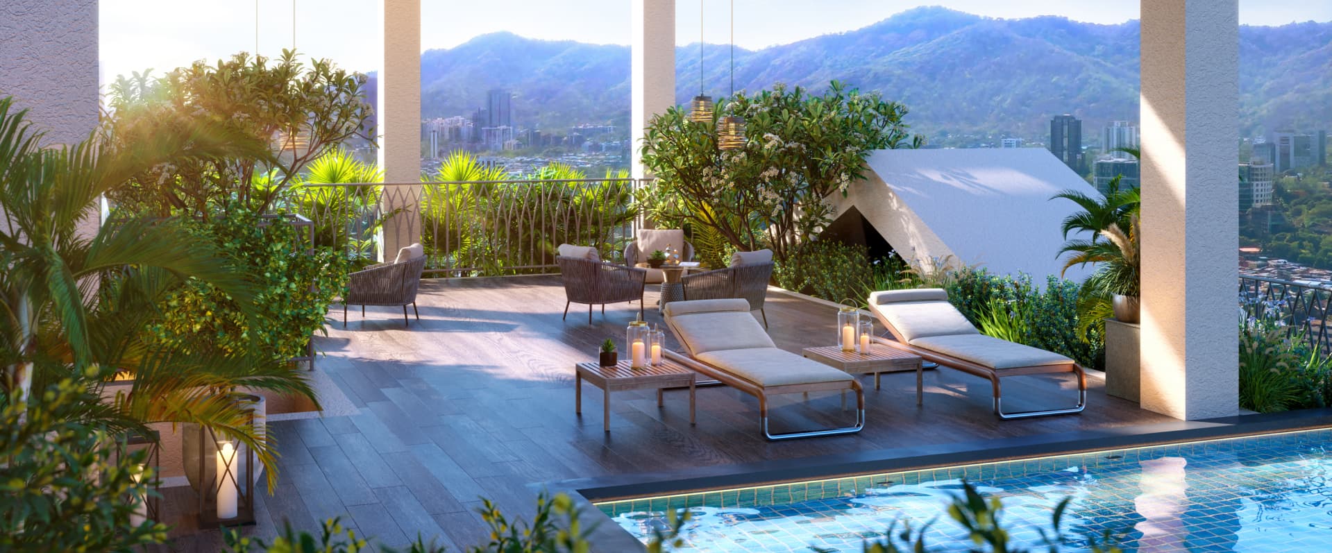 Hiranandani Belicia Seating Area