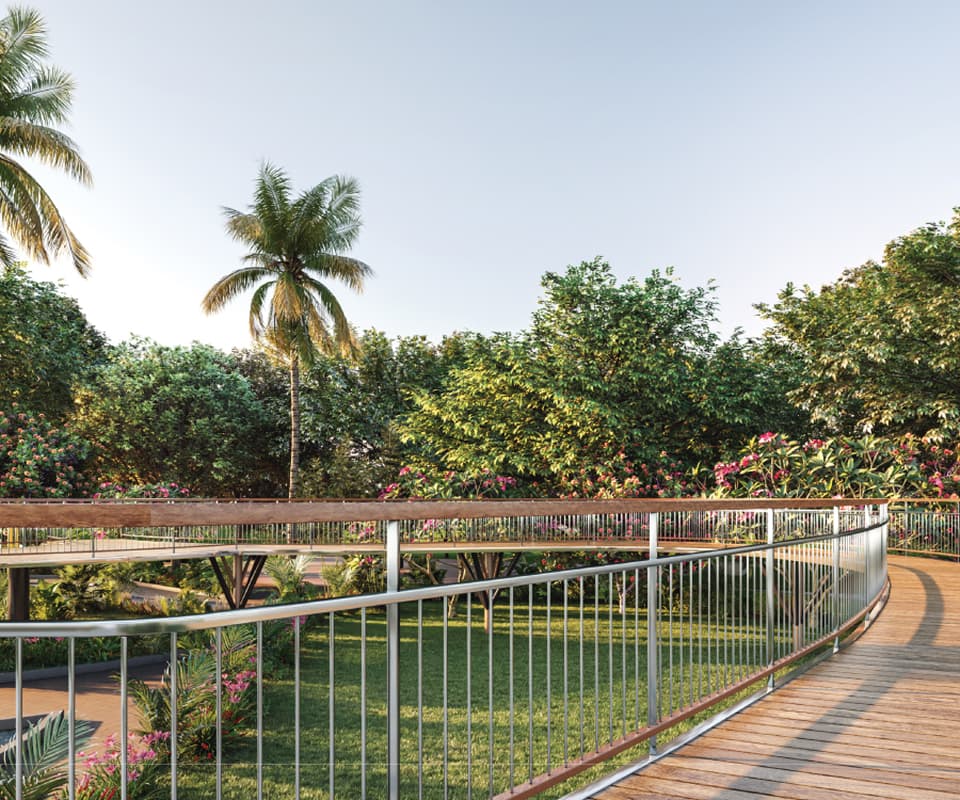 Hiranandani Somerset Green Roof Pavilion Above Ramp