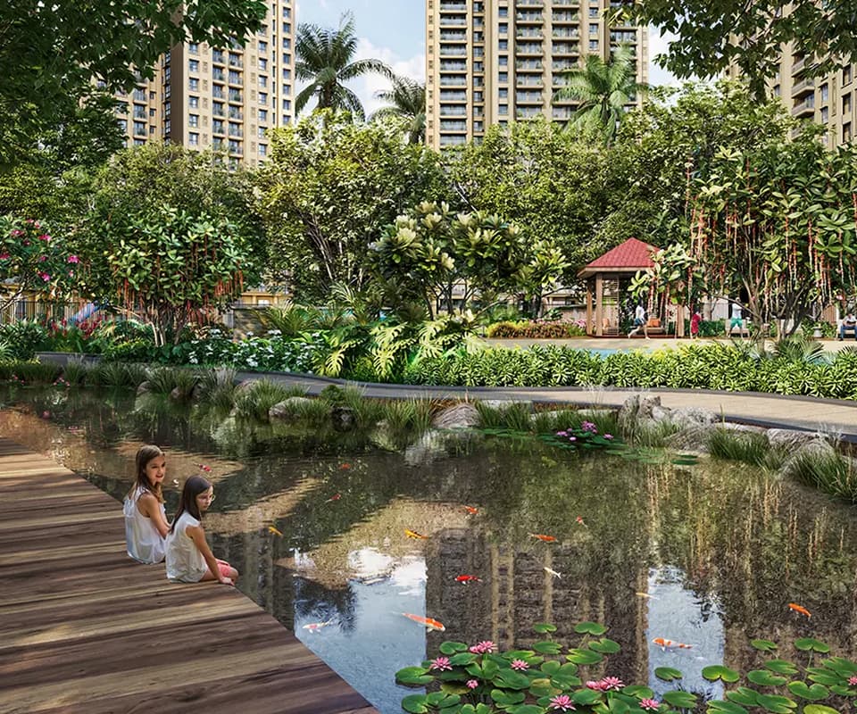 Hiranandani Somerset Koi Pond