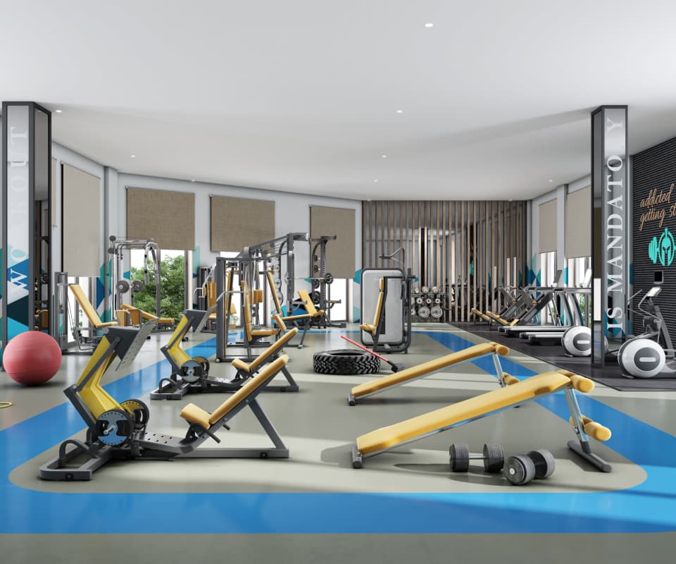 Hiranandani Woodspring Project Gymnasium