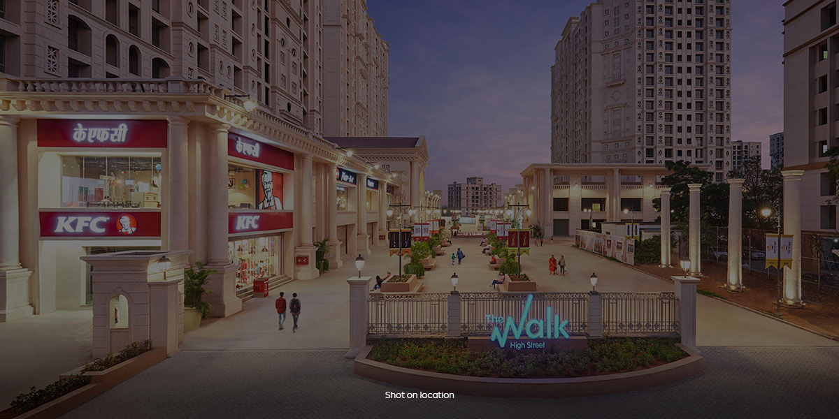 View of House of Hiranandani The Walk Retail Project in Thane